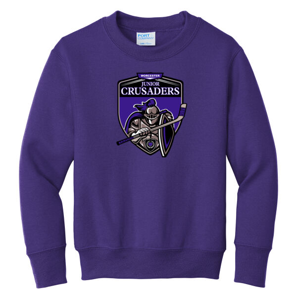 COED LOGO - Youth Core Fleece Crewneck Sweatshirt Thumbnail