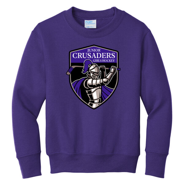 GIRLS LOGO - Youth Core Fleece Crewneck Sweatshirt Thumbnail