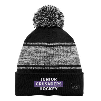Jr Crusaders - Knit Chilled Pom Beanie Thumbnail