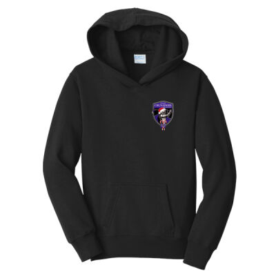 GIRLS LOGO HOLIDAY DESIGN - Youth Fan Favorite Fleece Pullover Hooded Sweatshirt Thumbnail