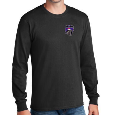 COED LOGO HOLIDAY DESIGN THEME - Long Sleeve Core Cotton Tee Thumbnail