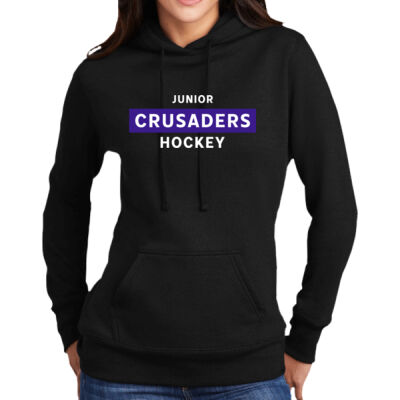 Jr Crusaders Design - ® Ladies Core Fleece Pullover Hooded Sweatshirt Thumbnail