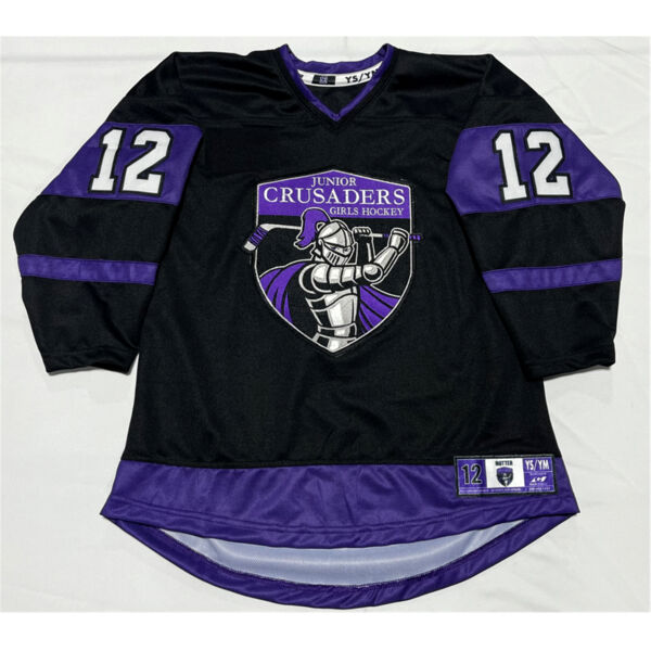 Jr Crusaders GIRLS Black Jersey Thumbnail