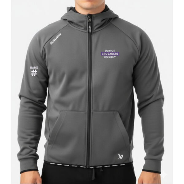 Jr Crusaders Logo - S26 BAUER ADULT TEAM FLEECE ZIP HOODIE Thumbnail