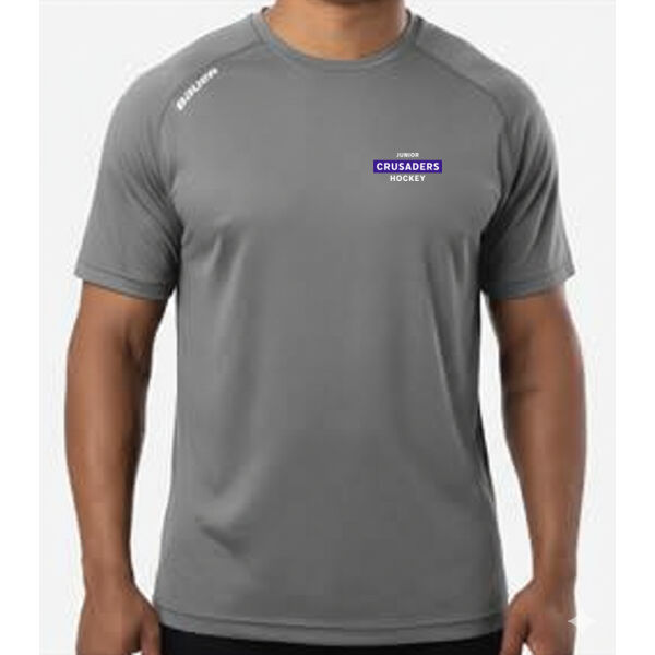 Jr Crusaders Logo - S24 BAUER YOUTH TEAM SS TECH TEE Thumbnail